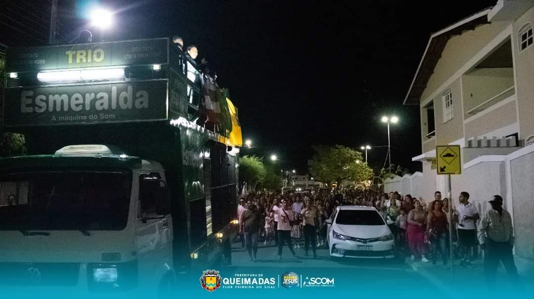 Com apoio da Prefeitura, Marcha para Jesus em Queimadas reúne vários fiéis