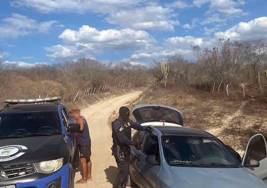 Guarda Municipal prende suspeito e recupera materiais furtados de sítios no limite territorial entre Santaluz e Valente