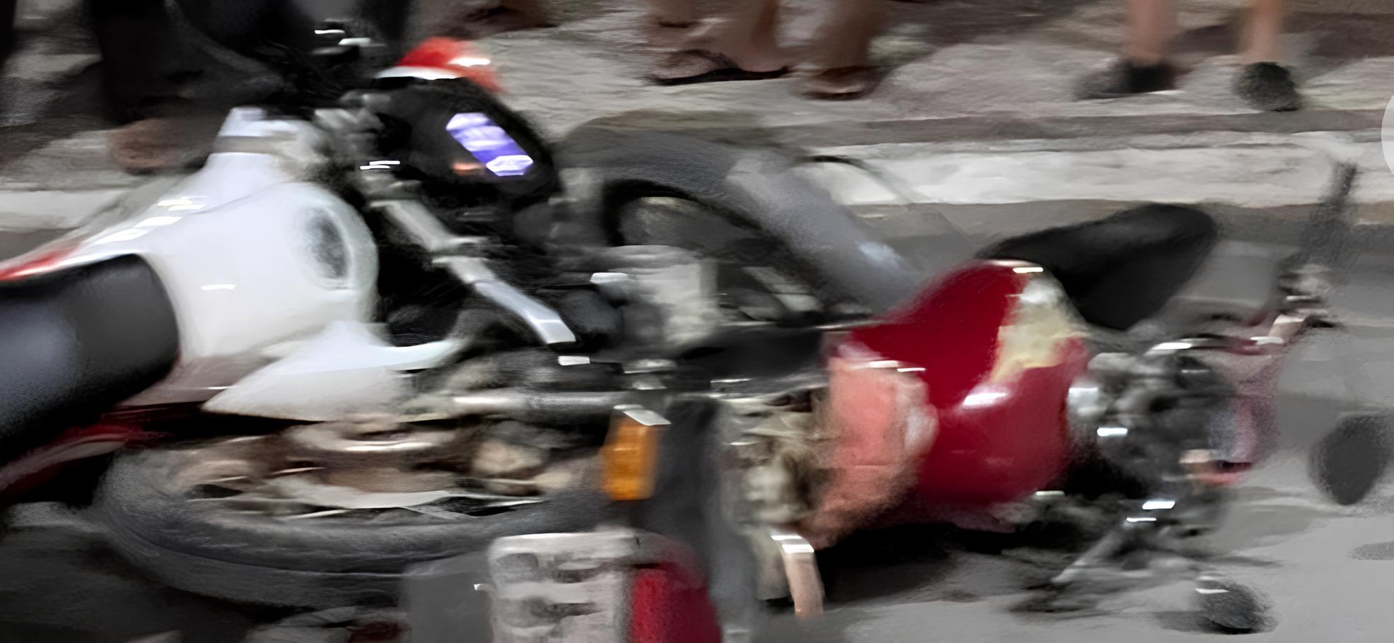Queimadas: Colisão entre duas motos deixa um Jovem ferido