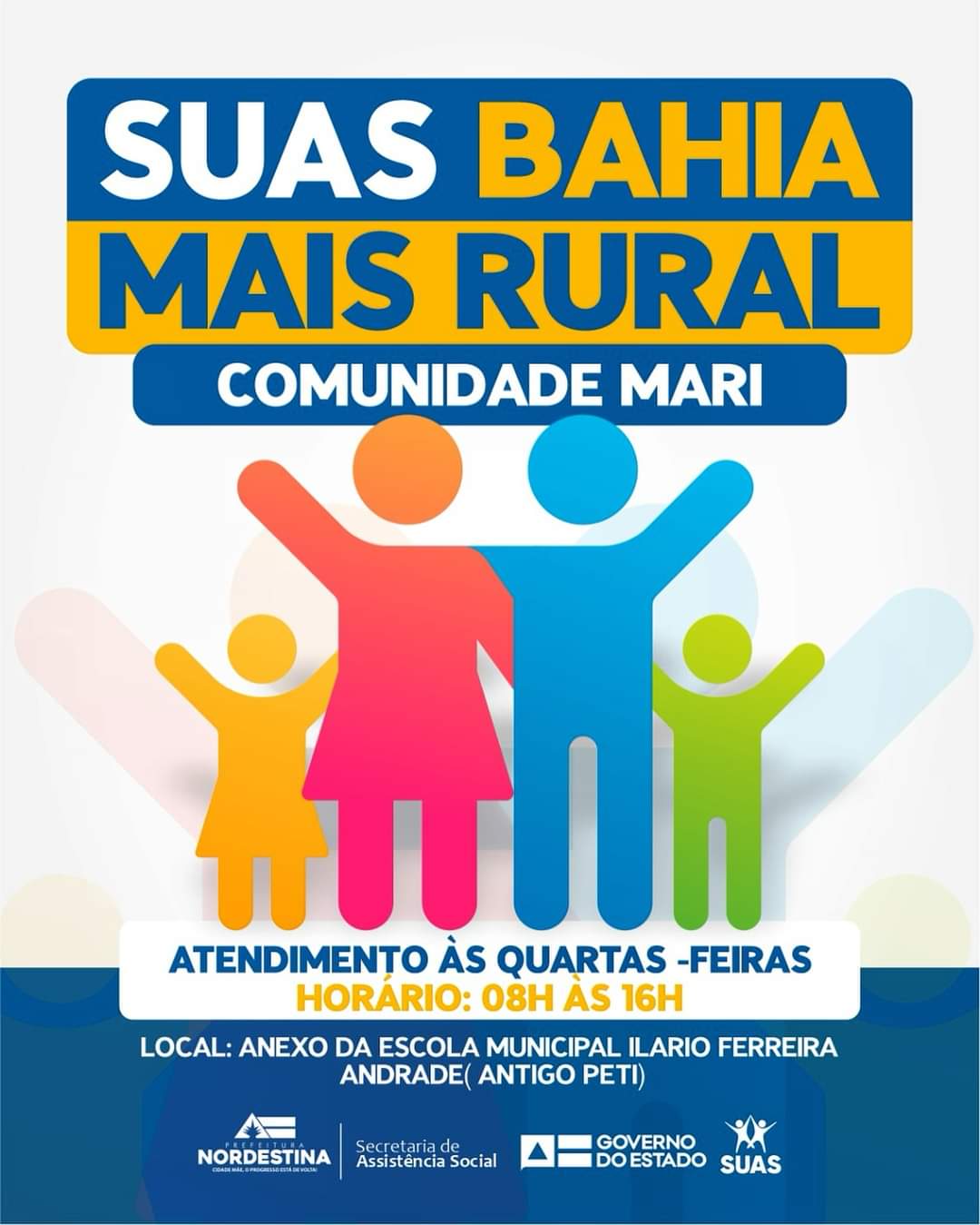 O Suas Bahia Mais Rural já é uma realidade em Nordestina