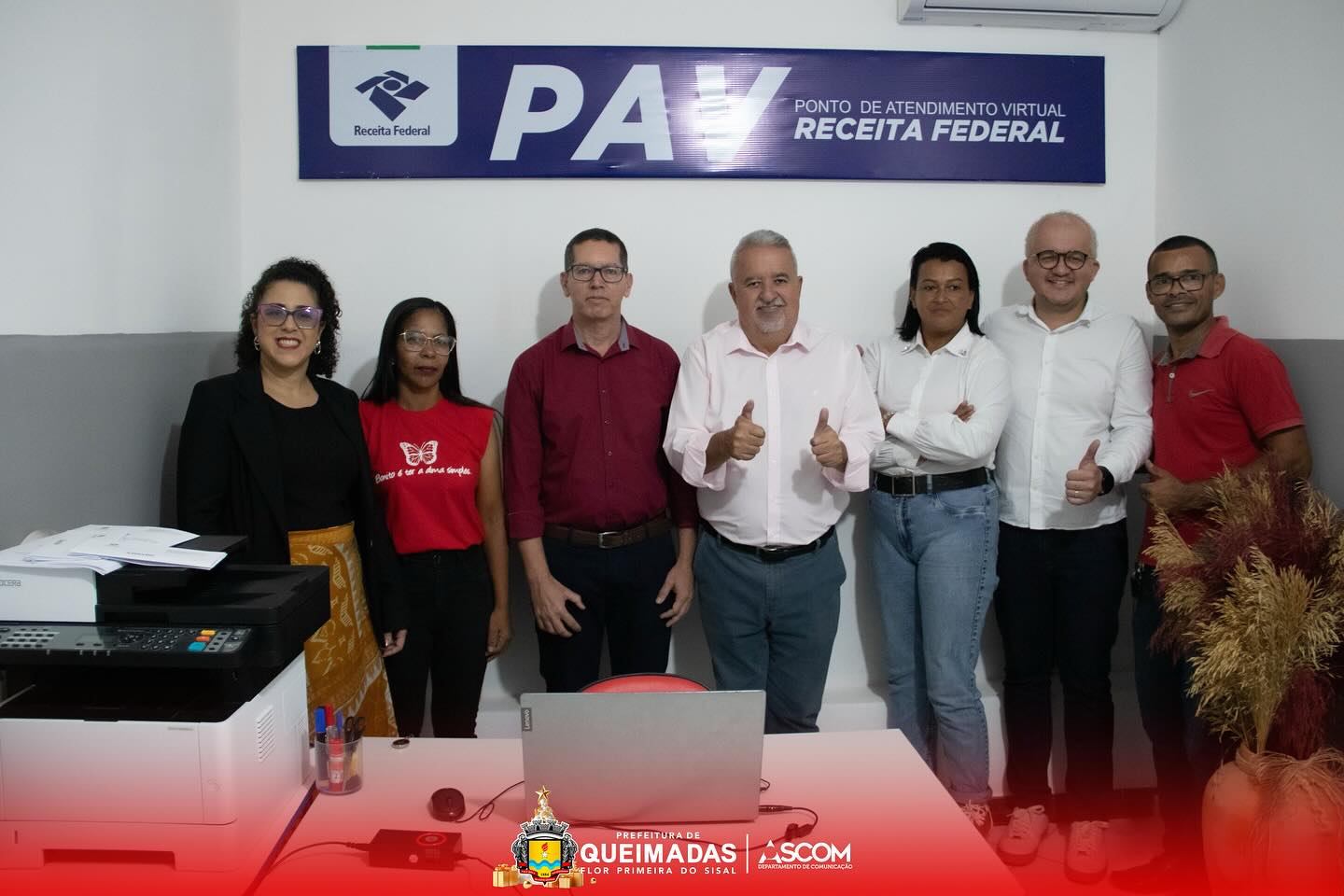 Queimadas : Prefeitura inaugura  Posto de Atendimento Virtual da Receita Federal