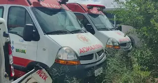 Ambulâncias do Samu seguem paradas há 11 anos em Ipirá