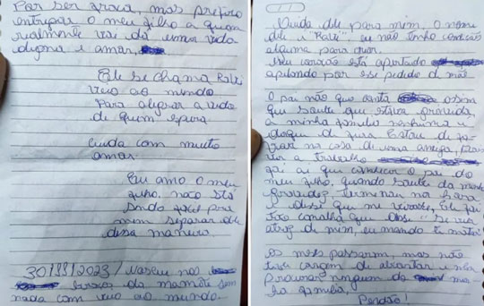 Recém-nascido é encontrado dentro de sacola em Feira de Santana; suposta mãe deixou carta: ‘cuida dele para mim’