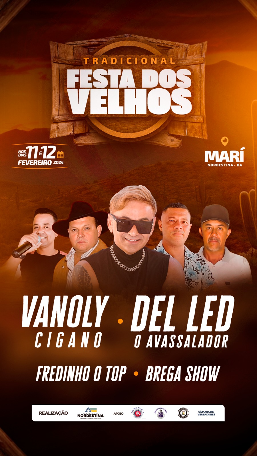 Nordestina: Prefeitura divulga Programação da tradicional festa dos velhos do Povoado do Mari