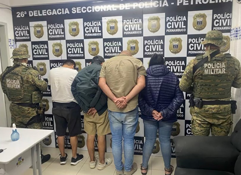 Integrantes de quadrilha que comete furtos milionários em clínicas, colombianos e brasileira são presos em Capim Grosso