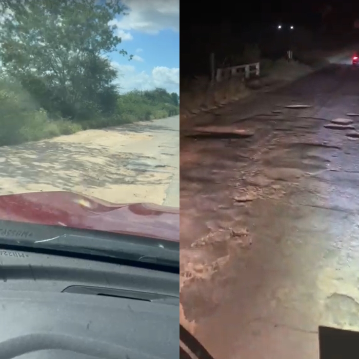 Seinfra se manifesta sobre péssimas condições da BA-120, entre Queimadas e Monte Santo