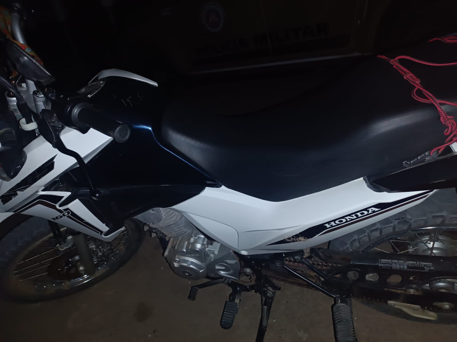 PM recupera moto roubada em Queimadas; caso foi filmado