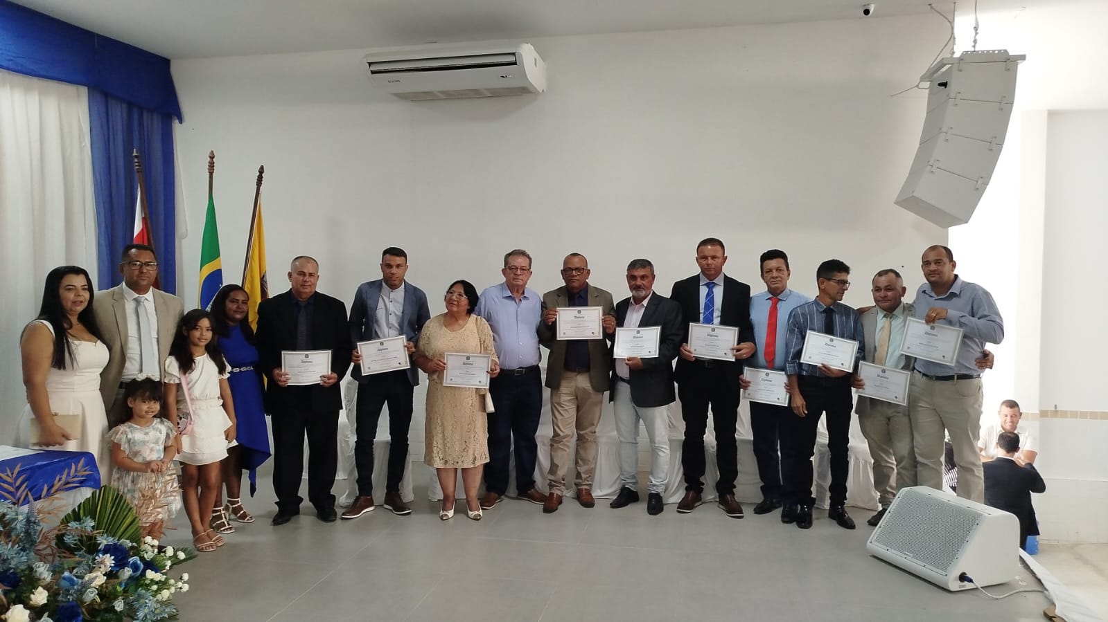 Nordestina: Eliete, vice e vereadores são diplomados