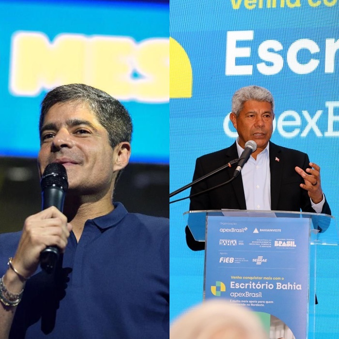 Quaest: pesquisa para governo coloca ACM Neto com vantagem sobre Jerônimo; veja números