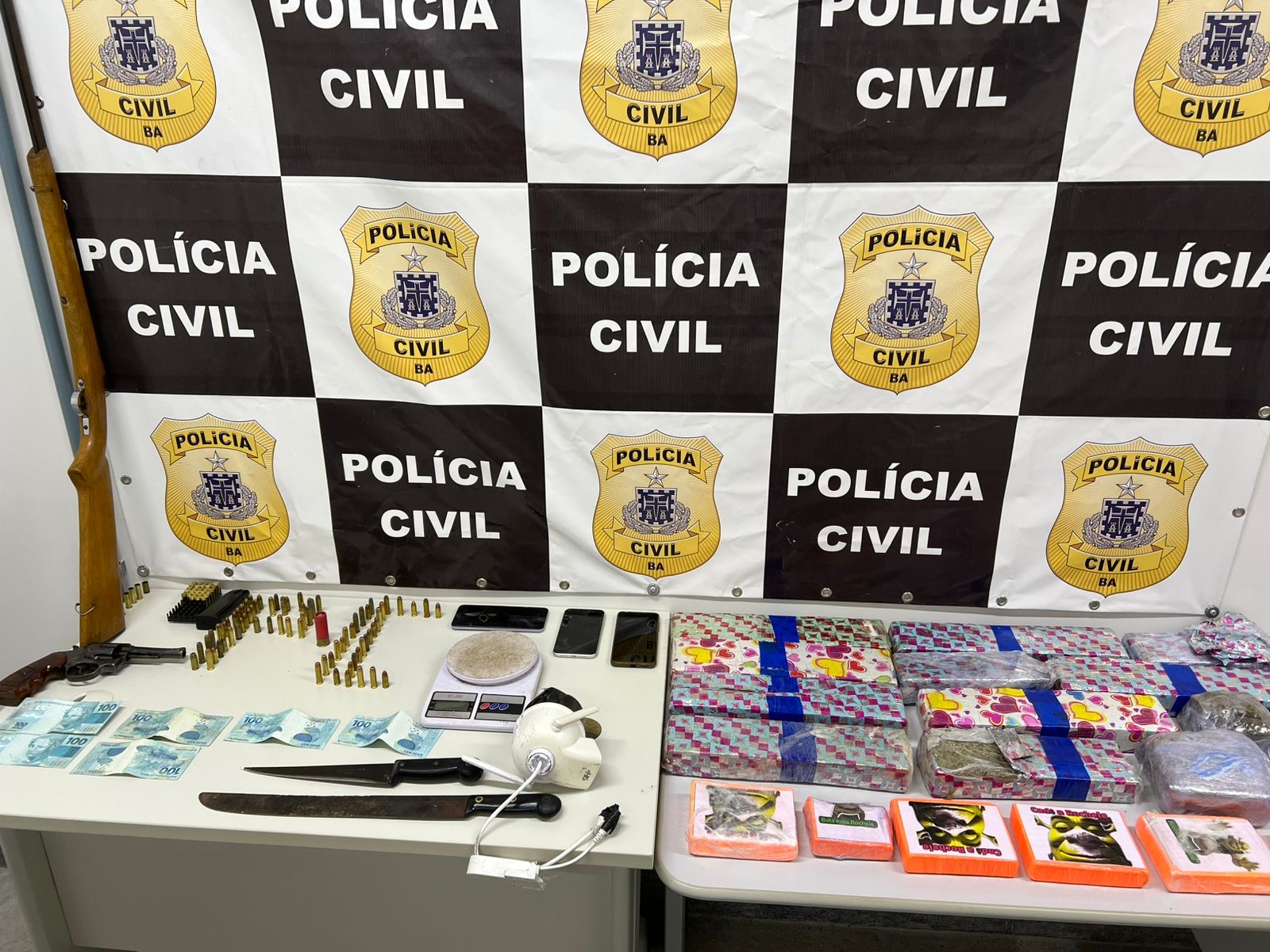 Polícia prende dois, evita guerra do tráfico em Cansanção e dá prejuízo no PCC