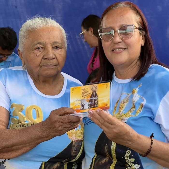 Missa celebra os 30 anos da Comunidade do Retiro e a Padroeira Nossa Senhora Aparecida