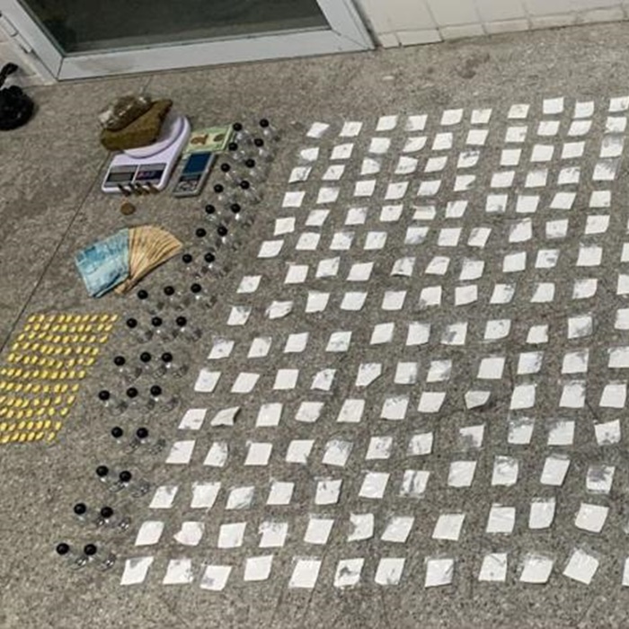 Rondesp acha muita droga em Queimadas e apreende menina