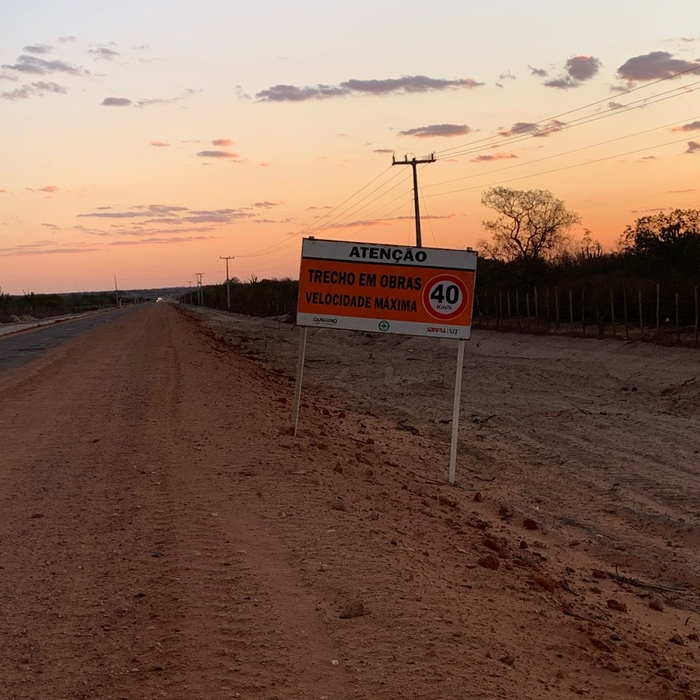 Sonho adiado! Reforma de trecho da BA-120, entre Monte Santo e Queimadas, é paralisada